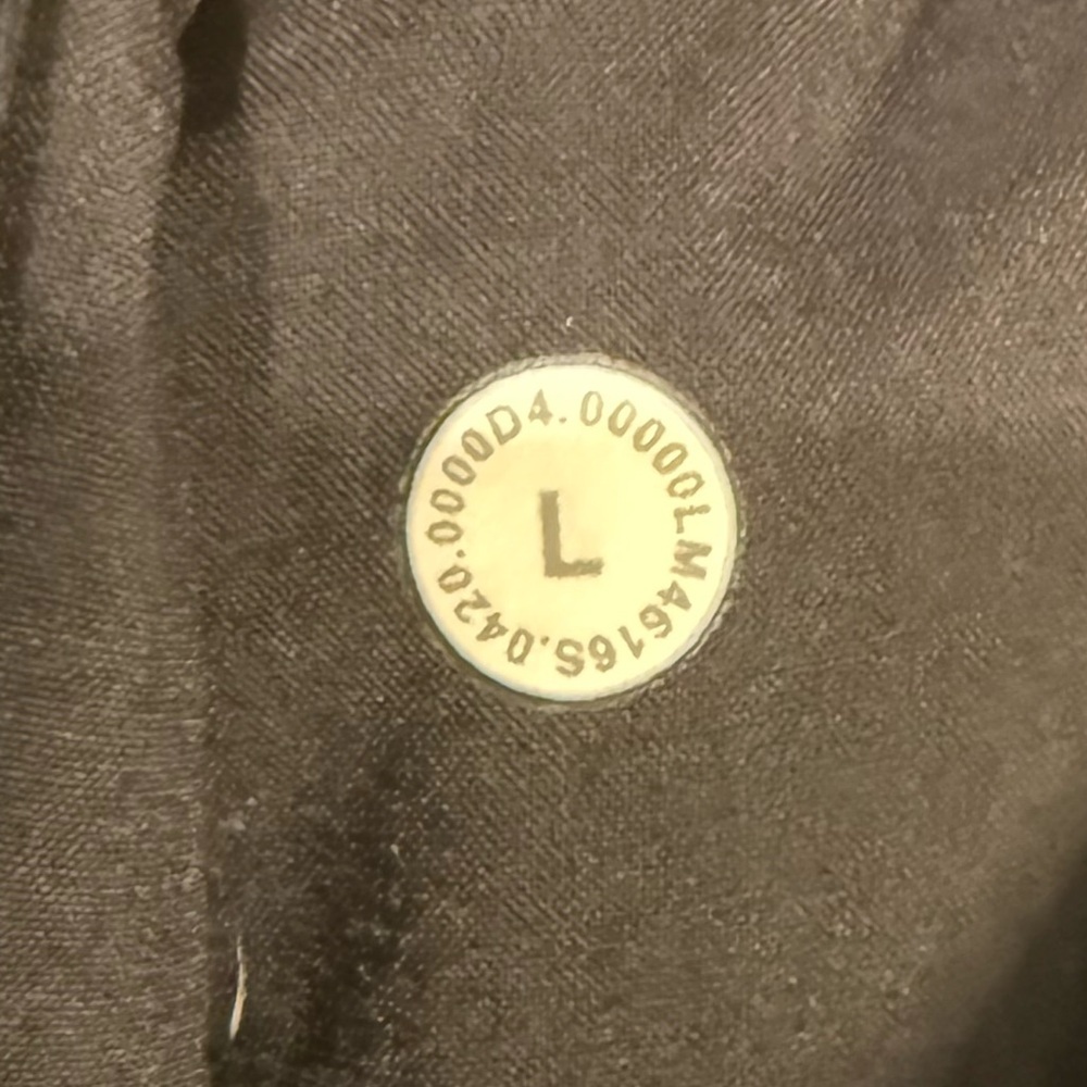 Lululemon Sojourn Track Jacket Large Black Full Zip Stretch Softshell Warpstreme - Picture 6 of 11